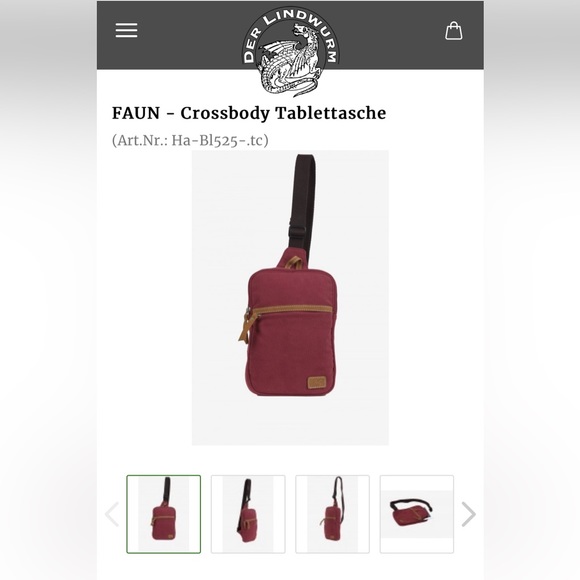 Dragolina crossbody tablet bag / purse - Picture 5 of 11